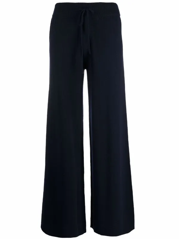 Lisa Yang Sofi Drawstring Cashmere Trousers in Blue