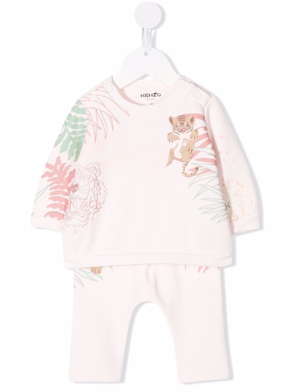 фото Kenzo kids animal-print tracksuit set