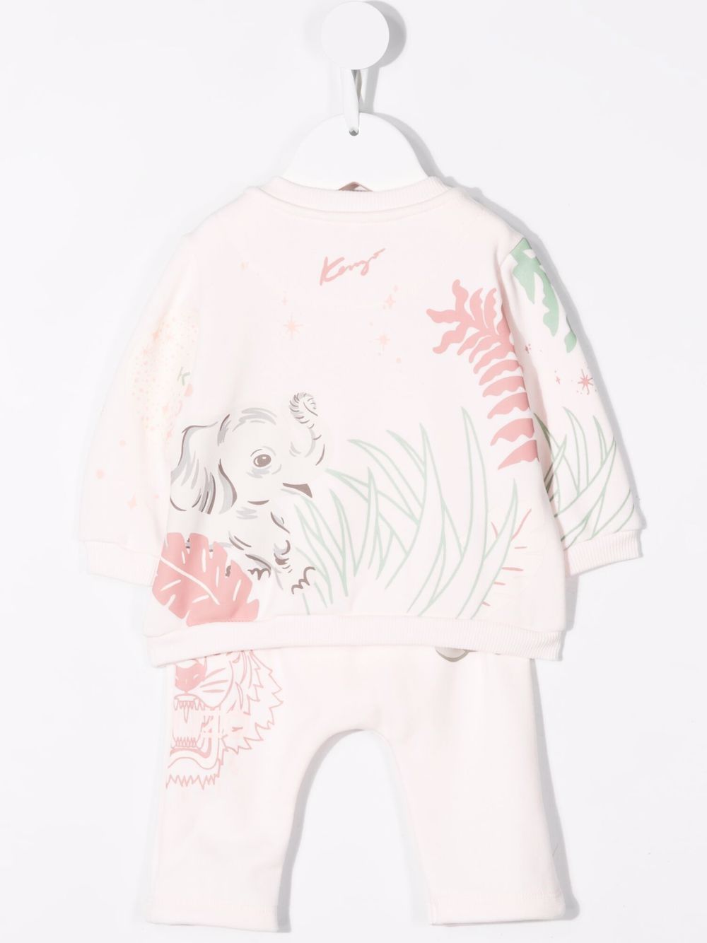 фото Kenzo kids animal-print tracksuit set