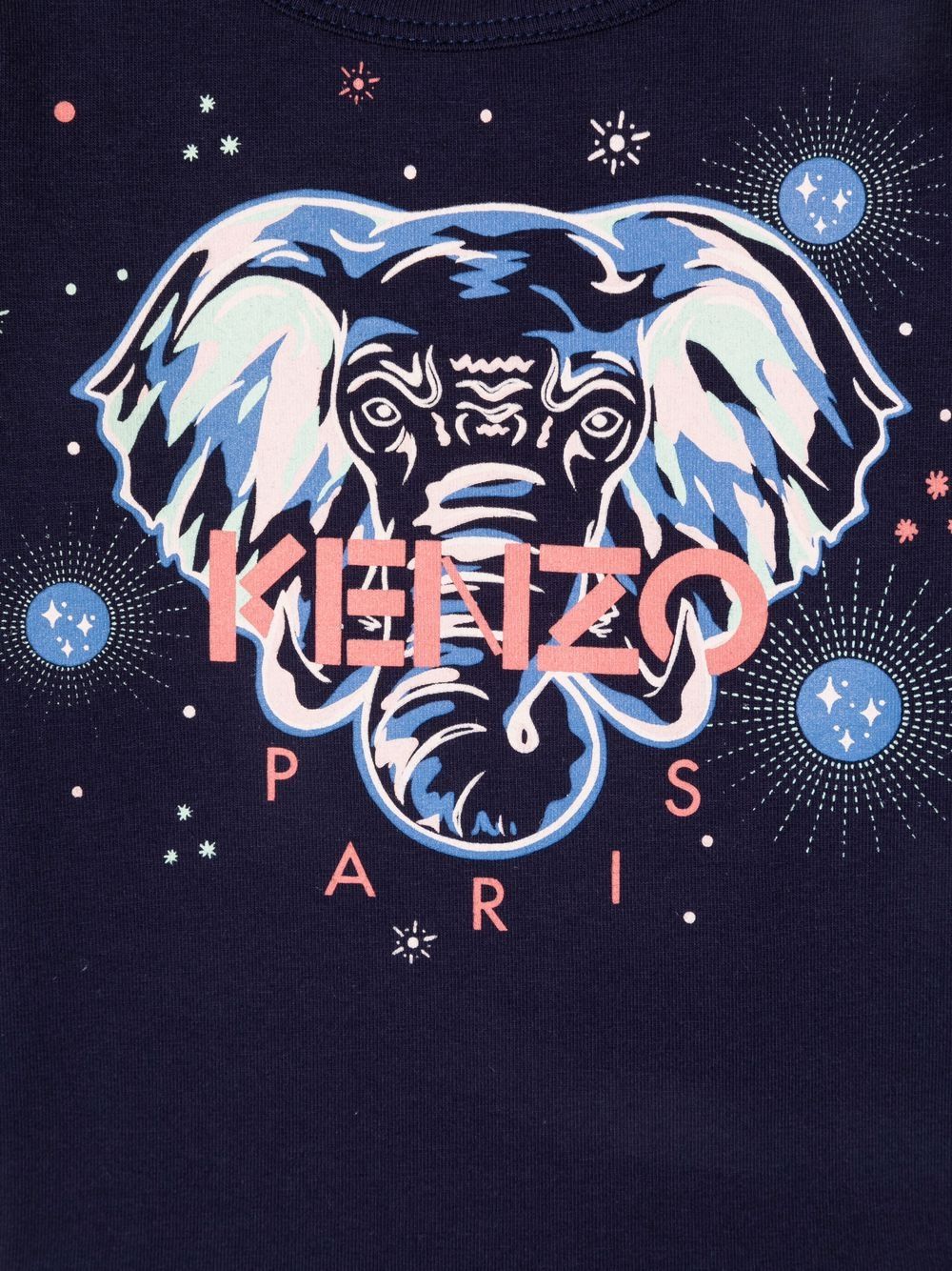 фото Kenzo kids elephant-print cotton sweatshirt