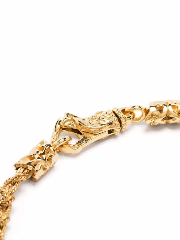 Emanuele Bicocchi Knot Braid Bracelet | Gold | FARFETCH