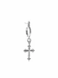 Emanuele Bicocchi Fleury cross charm single earring - Silver