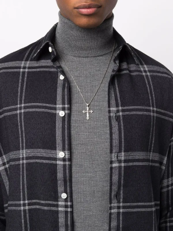 EMANUELE BICOCCHI Fleury Cross ネックレス クロス シルバー Fleury Cross Necklace