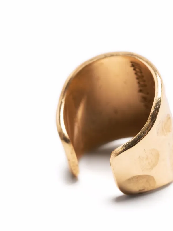 Emanuele Bicocchi Hammered Ear Cuff | Gold | FARFETCH