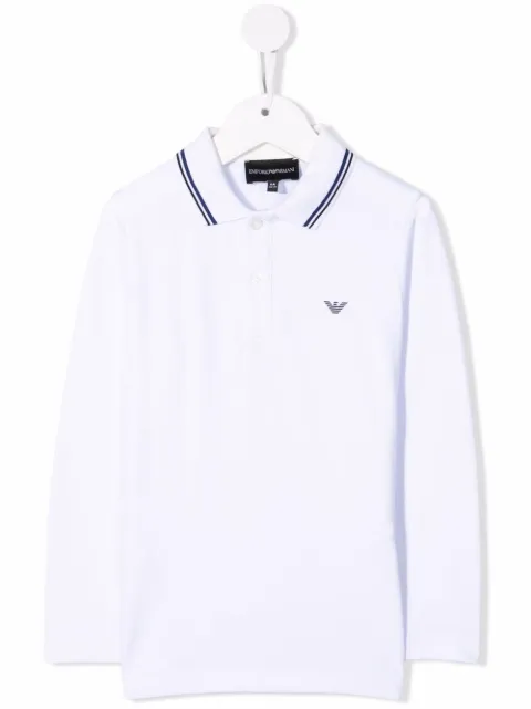 Emporio Armani Kids chest logo-print polo shirt