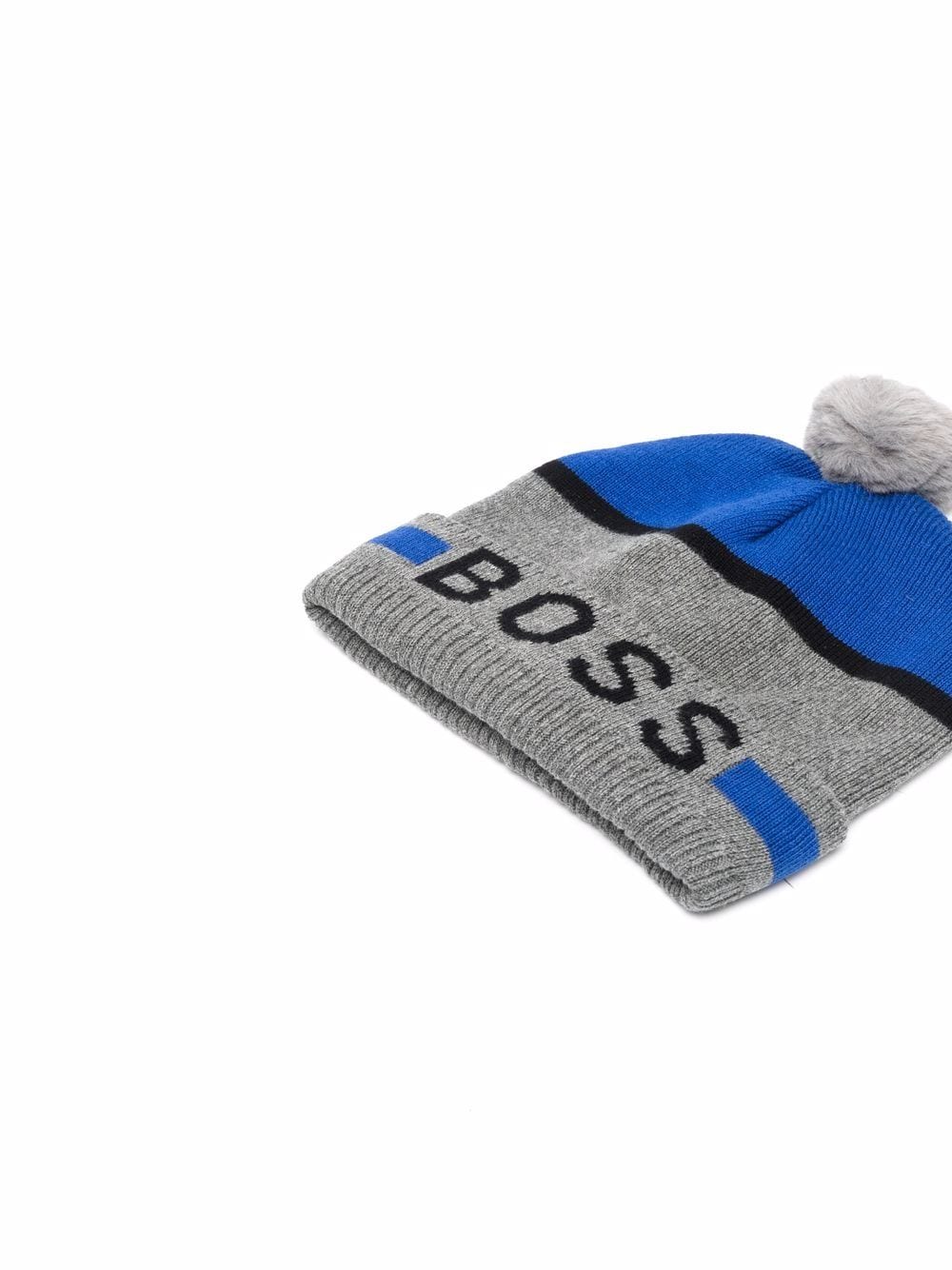 фото Boss kidswear шапка бини с логотипом