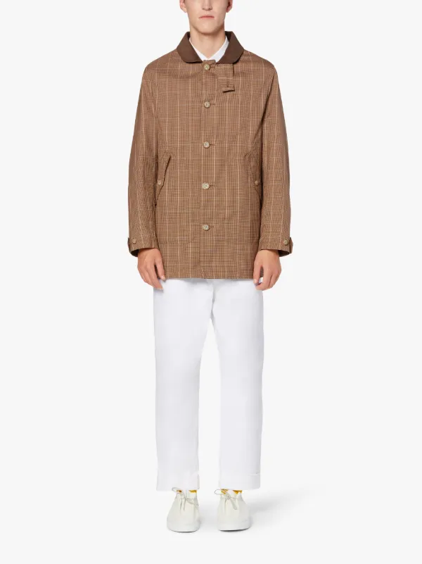 BLOOMSBURY Brown Check Jacket | GMM-212