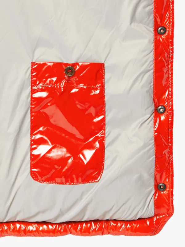 OSAKA Bright Orange Nylon Puffer Jacket | GQF-306