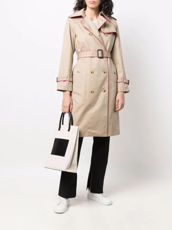 Burberry trench coat pink sales