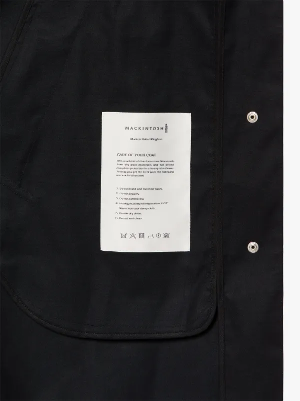 BONI Black RAINTEC Cotton Hooded Poncho | LMC-010