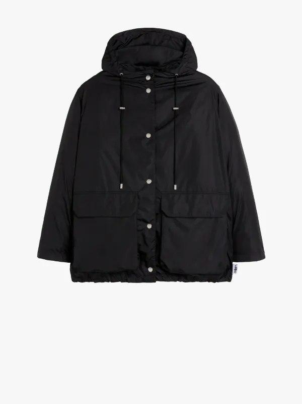 MAISIE Black Nylon Field Jacket | LMJ-017