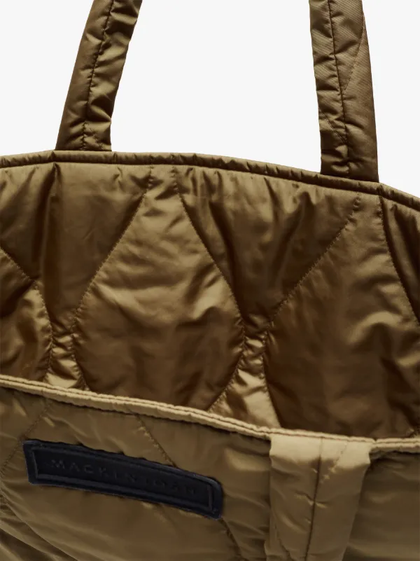 LEXIS Mocha Quilted Nylon Bag | ACC-BA02