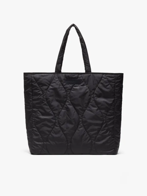 LEXIS Black Quilted Nylon Bag | ACC-BA02
