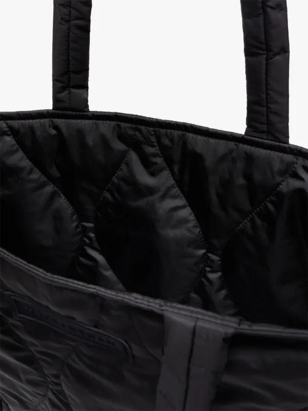 LEXIS Black Quilted Nylon Bag | ACC-BA02