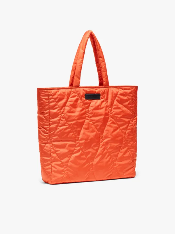 LEXIS Orange Quilted Nylon Bag | ACC-BA02