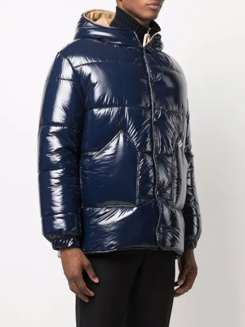 shine Finish Padded Jacket - Farfetch
