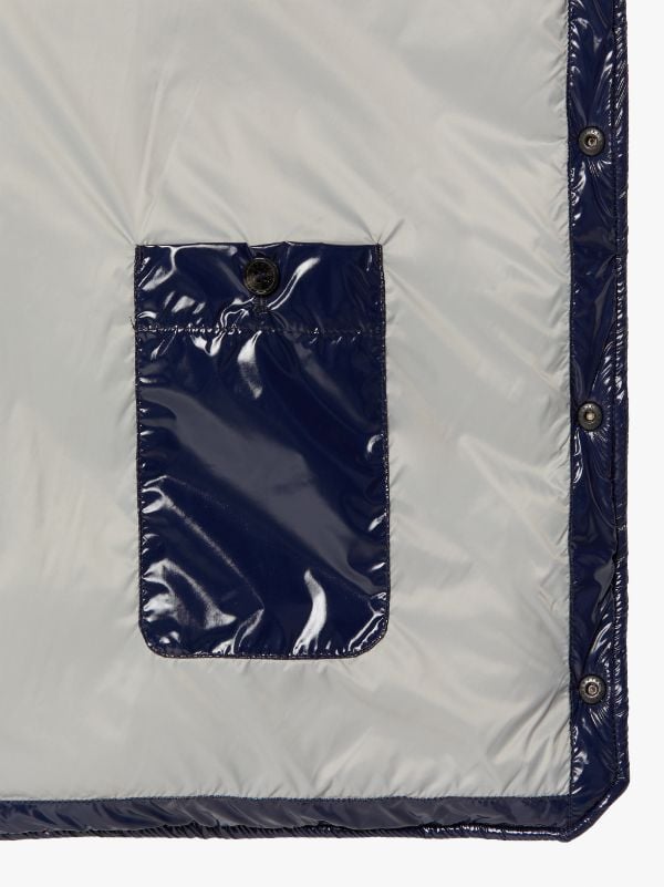 OSAKA Navy Nylon Puffer Jacket | GQF-306