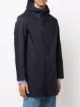Mackintosh hooded single-breasted coat