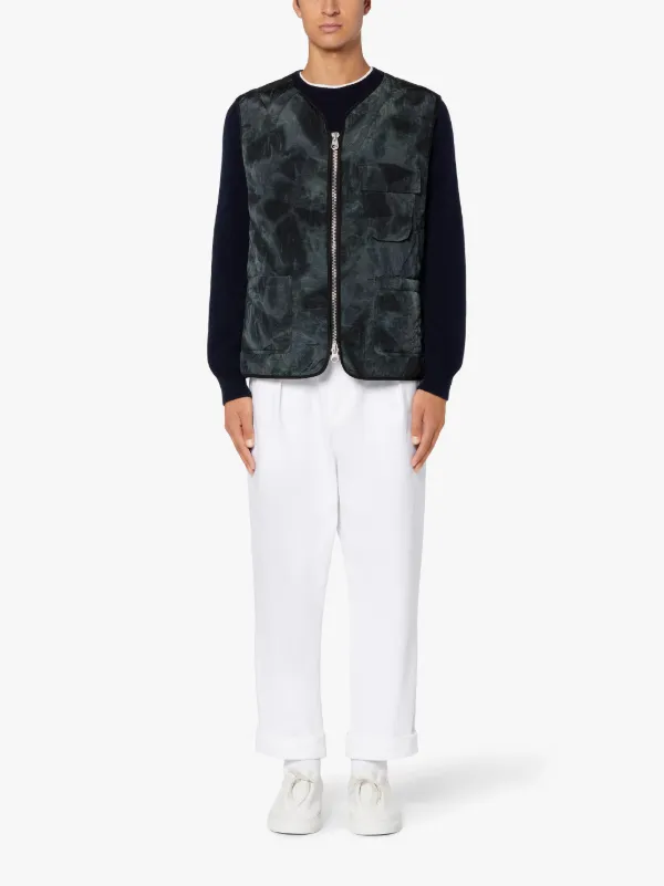 GENERAL Tie Dye Nylon Gilet | GQM-211