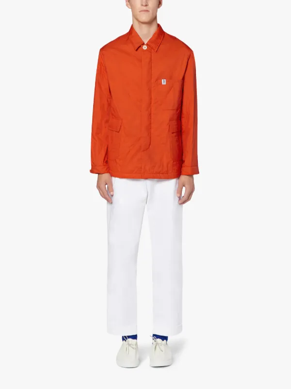 CHORE Orange Nylon Quilted Jacket | GQM-215