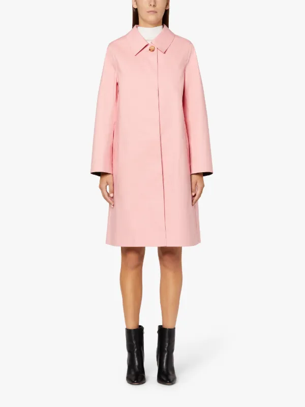 BANTON Pink Bonded Cotton Coat | LR-1032