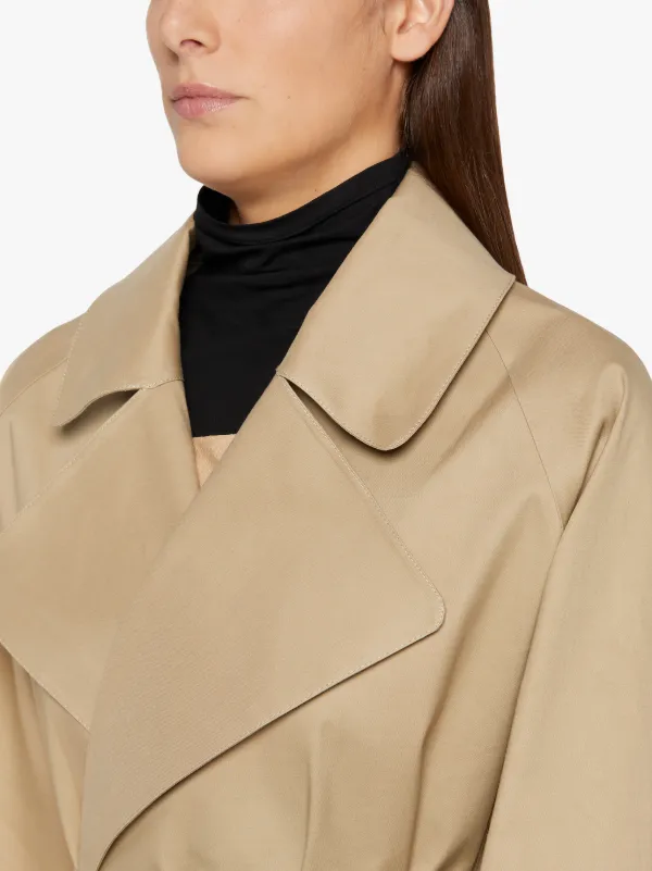 KINTORE Fawn Bonded Cotton Trench Coat | LR-1039