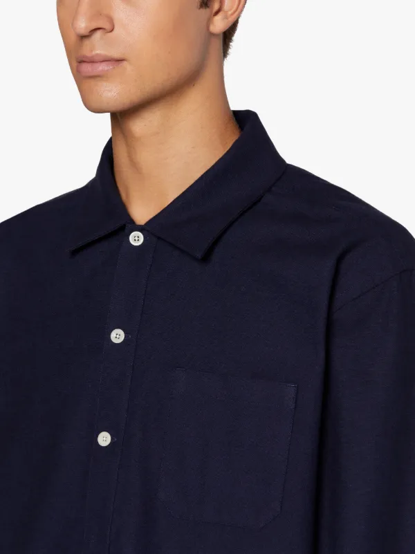 MILITARY Navy Cotton Shirt | GSM-201