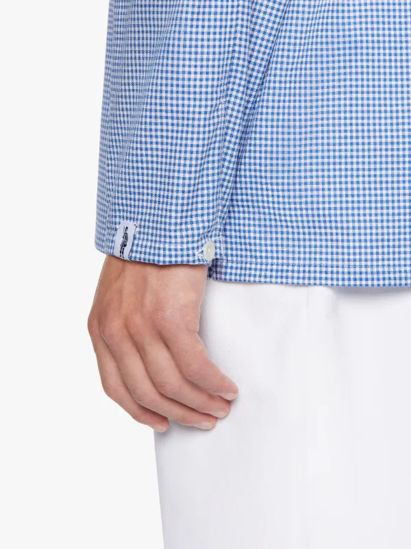 MILITARY Blue Cotton Shirt | GSM-201
