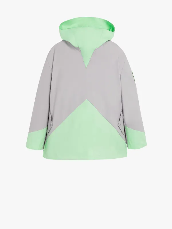 A-COLD-WALL* | Grey & Green RAINTEC Cotton Hooded Smock Jacket