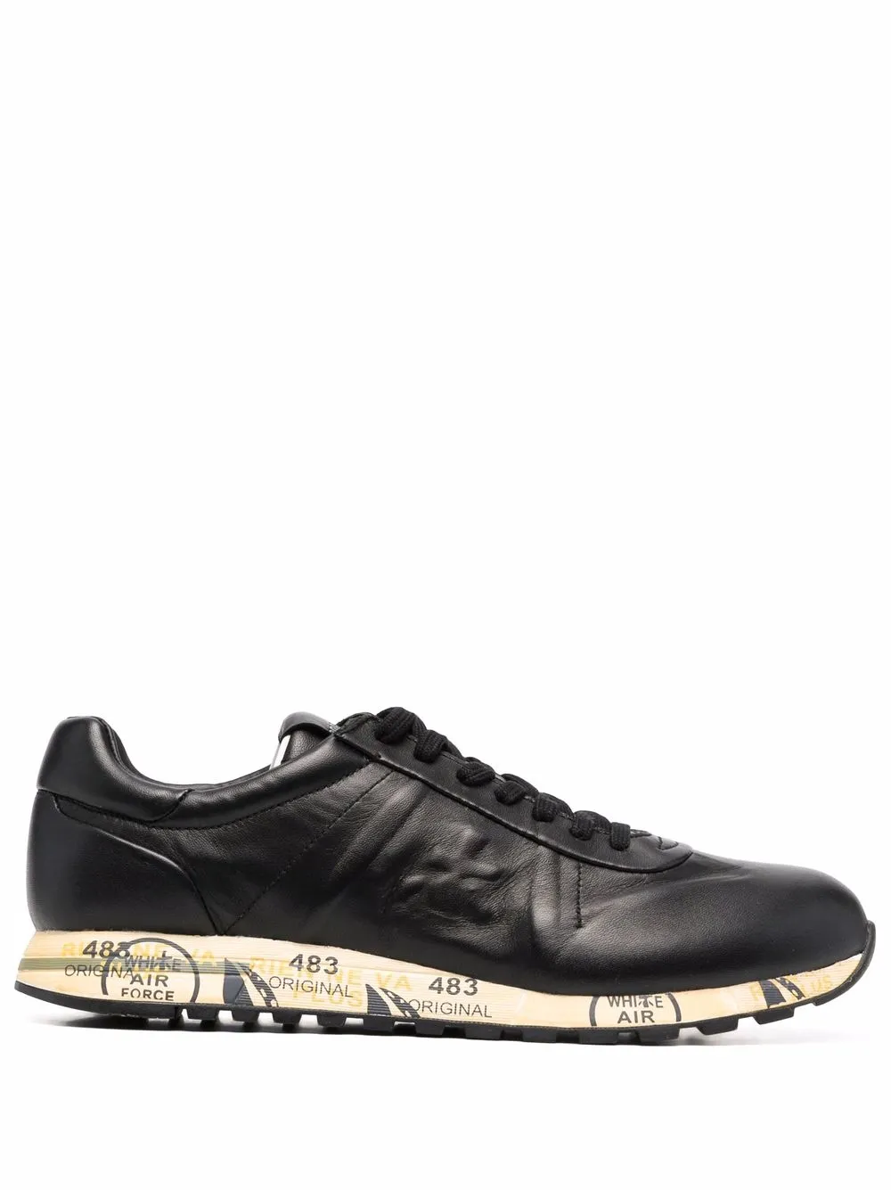 

Premiata tenis bajos con agujetas - Negro