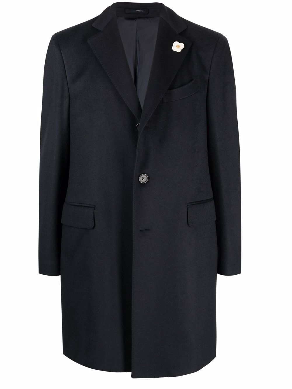 фото Lardini однобортное кашемировое пальто