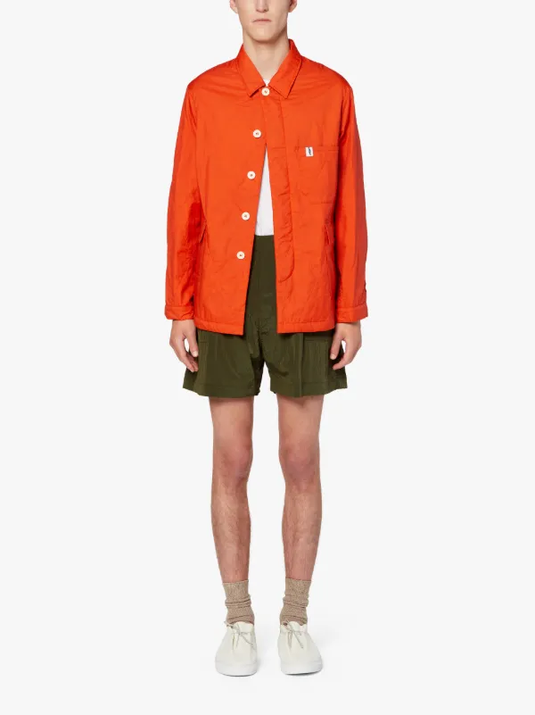 CAPTAIN Military Green Nylon Shorts | GTM-223