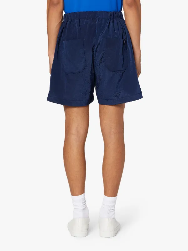 CAPTAIN Navy Nylon Shorts | GTM-223
