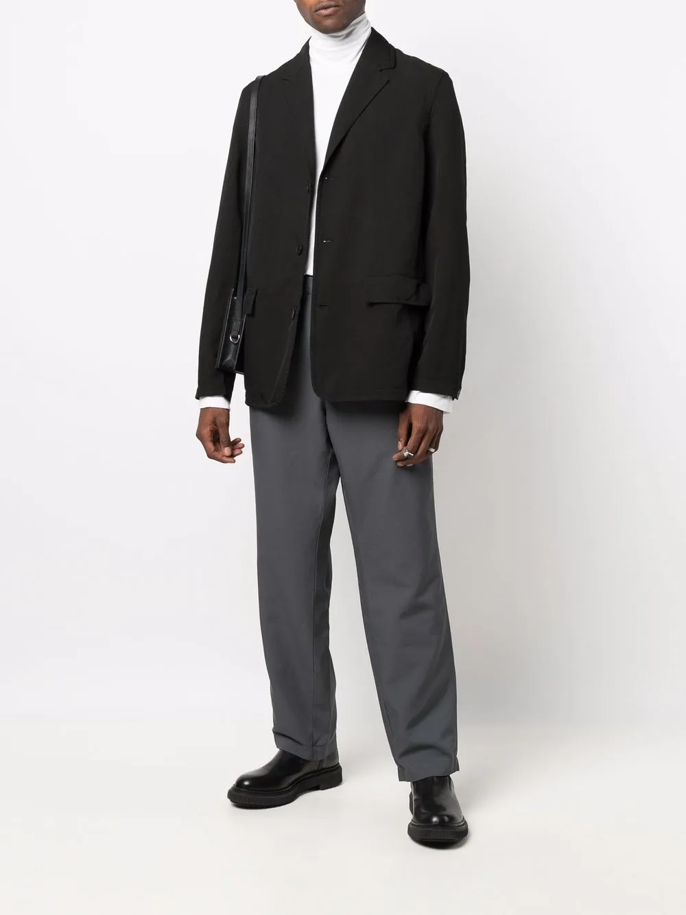 OAMC Blazer met enkele rij knopen - Zwart