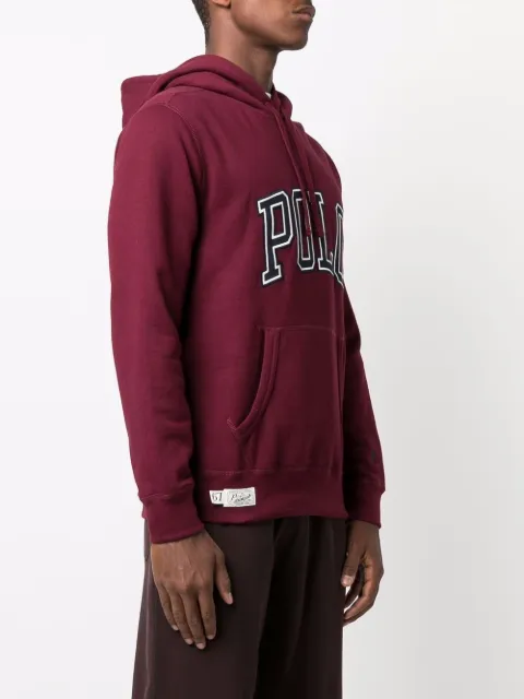 polo ralph lauren burgundy moletom com capuz