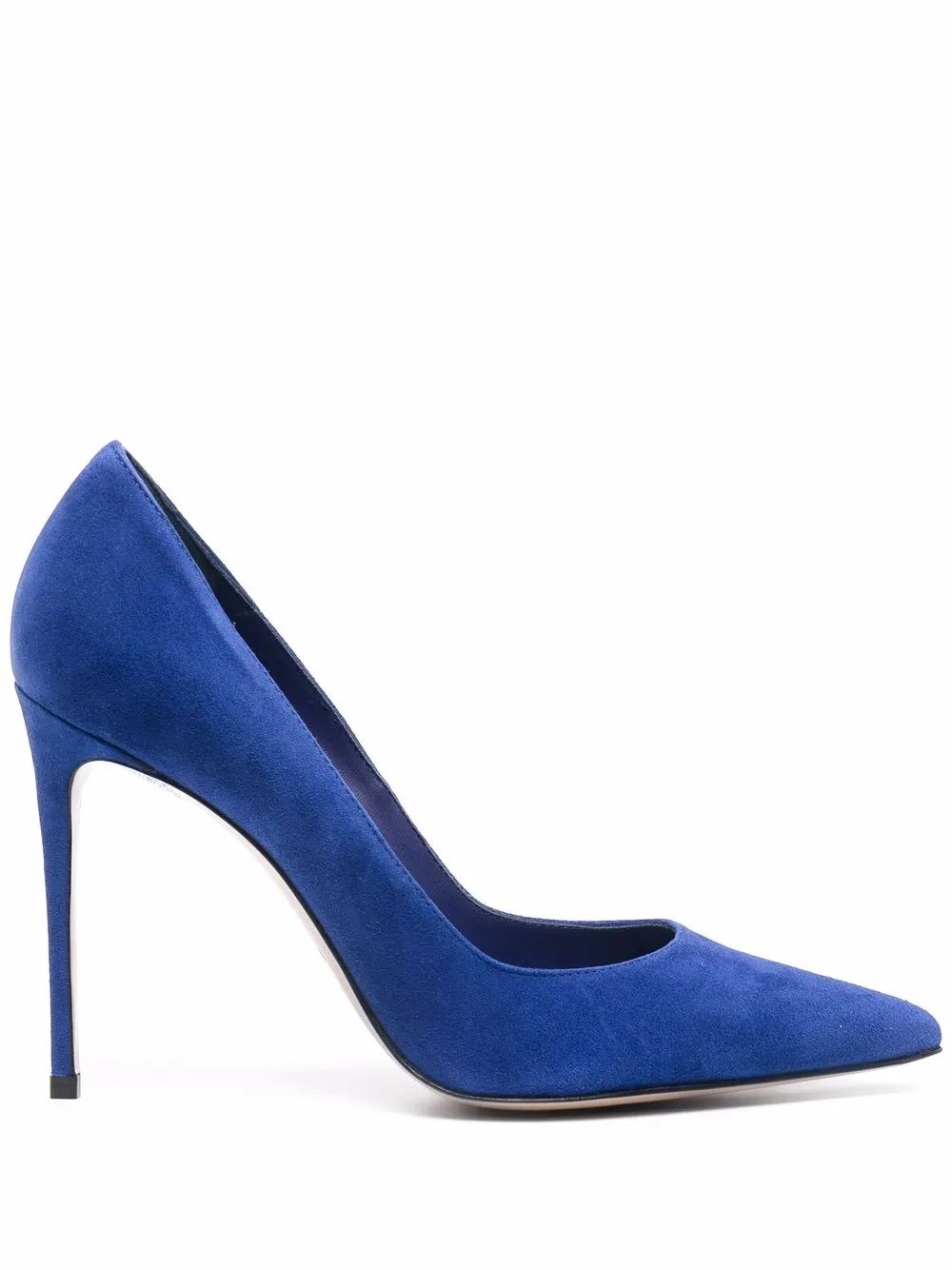 Le Silla 100mm Eva suede pumps Blue