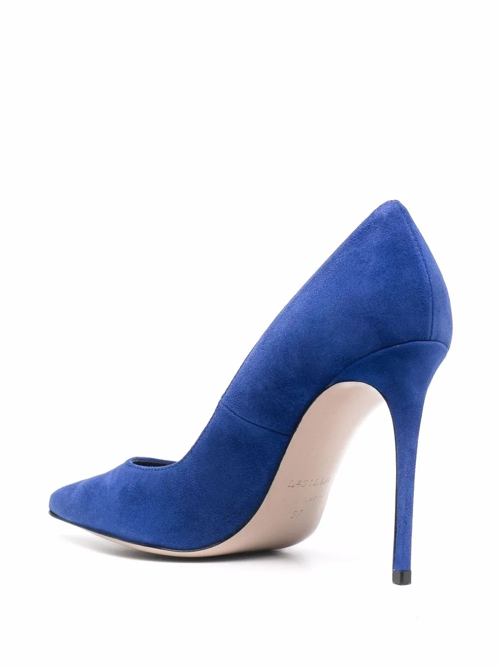 Le Silla Eva suède pumps Blauw