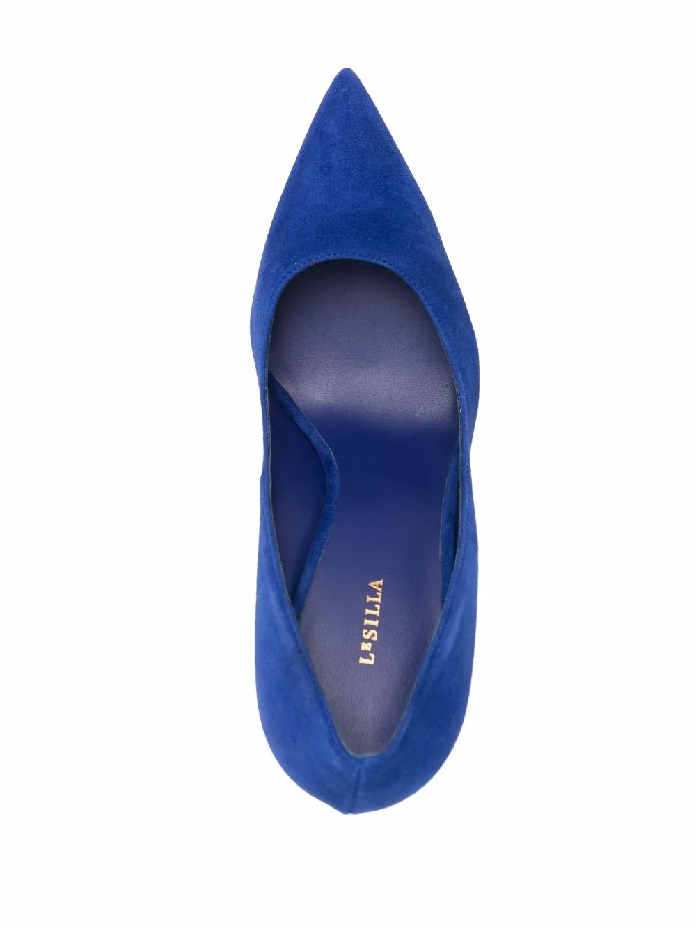 Le Silla Eva suède pumps Blauw