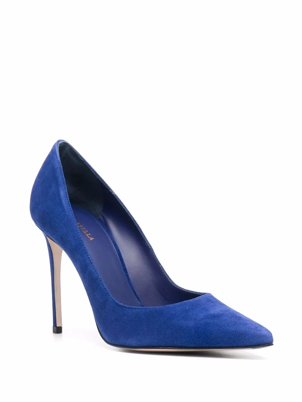 Le Silla Eva suède pumps Blauw