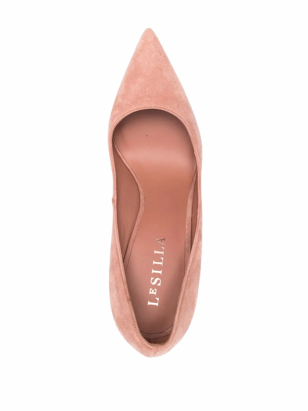 Le Silla Eva suède pumps Roze