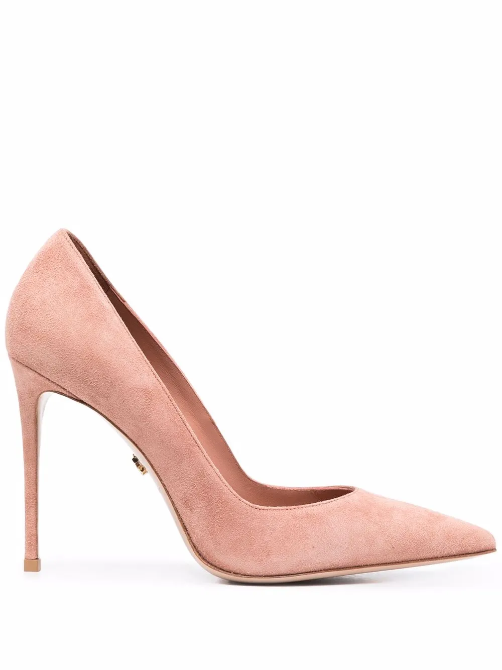 Le Silla Eva suède pumps Roze
