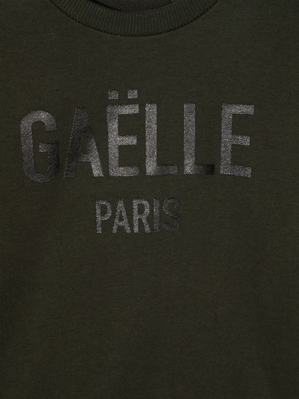 фото Gaelle paris kids logo print sweatshirt