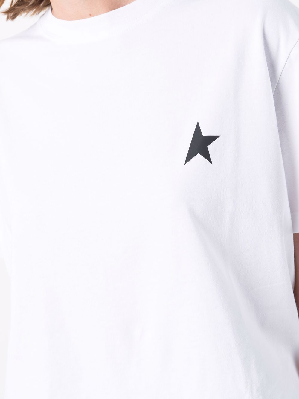 фото Golden goose logo print t-shirt