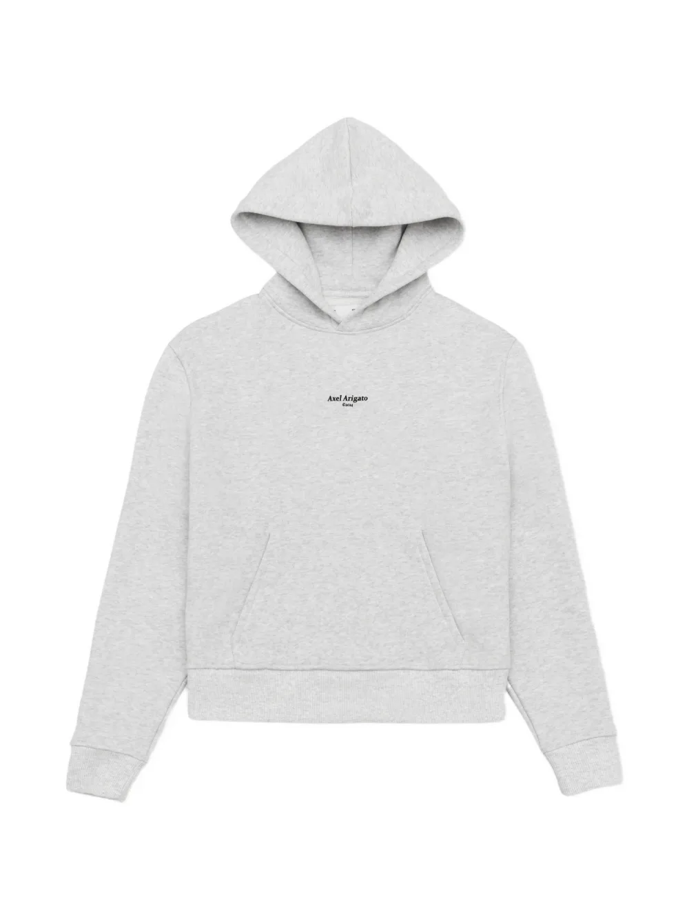 Axel Arigato Hoodie aus Bio-Baumwolle mit Logo-Print - Grau