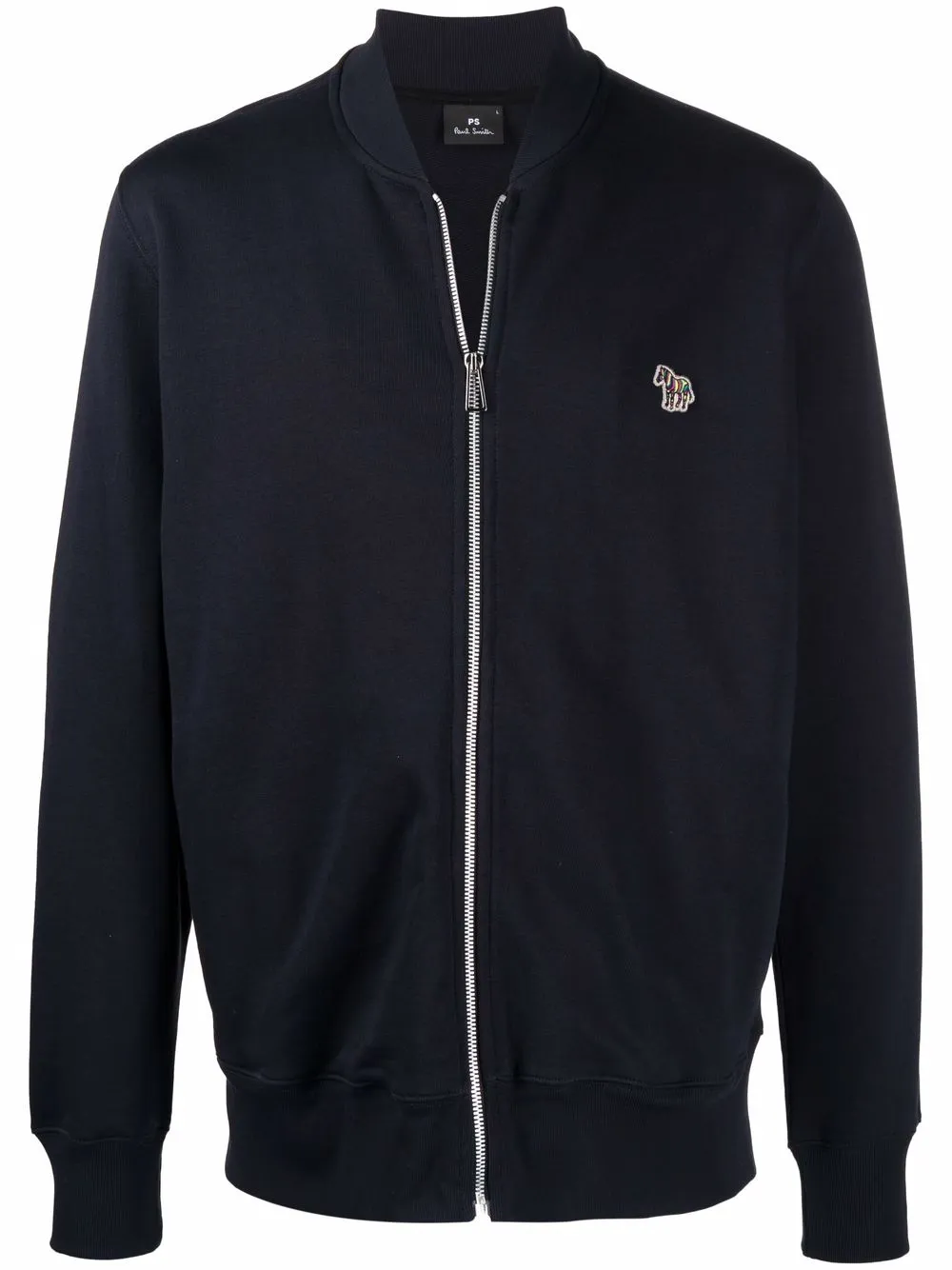 

PS Paul Smith logo-embroidered zip-up sweatshirt - Blue