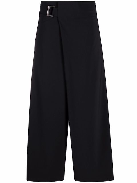 Issey Miyake belted wide-leg trousers