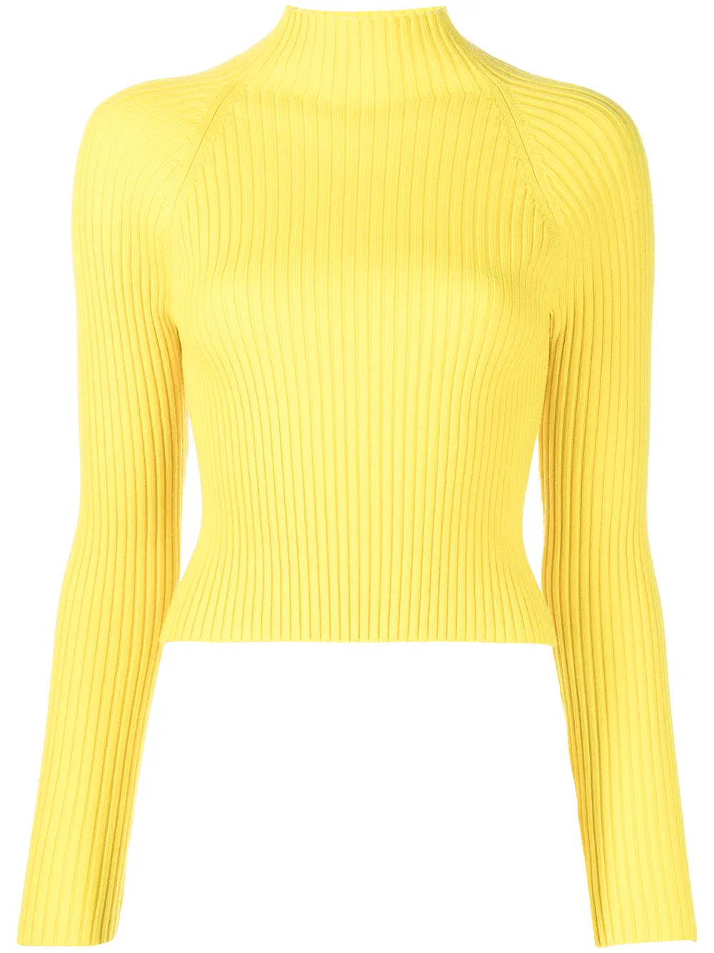 

alice + olivia Irena mock neck jumper - Yellow