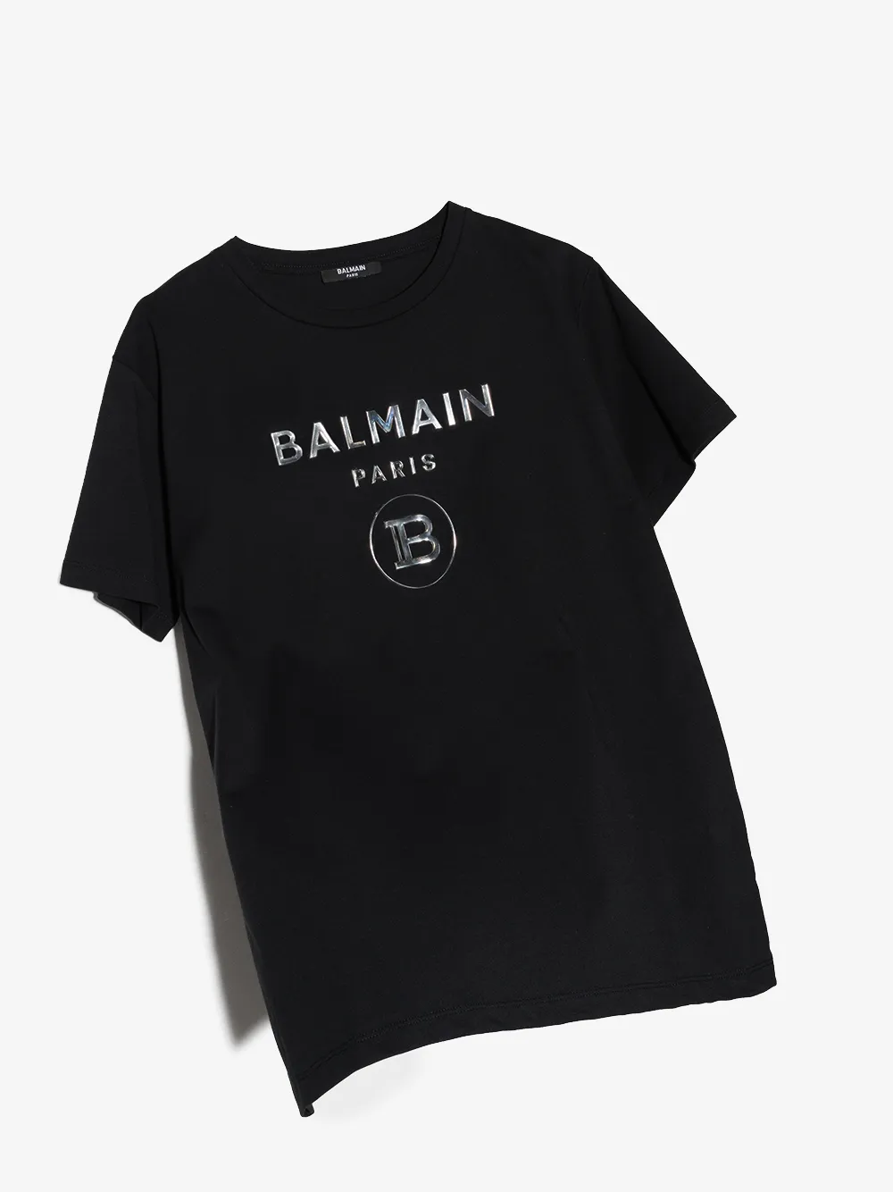 фото Balmain kids футболка с логотипом