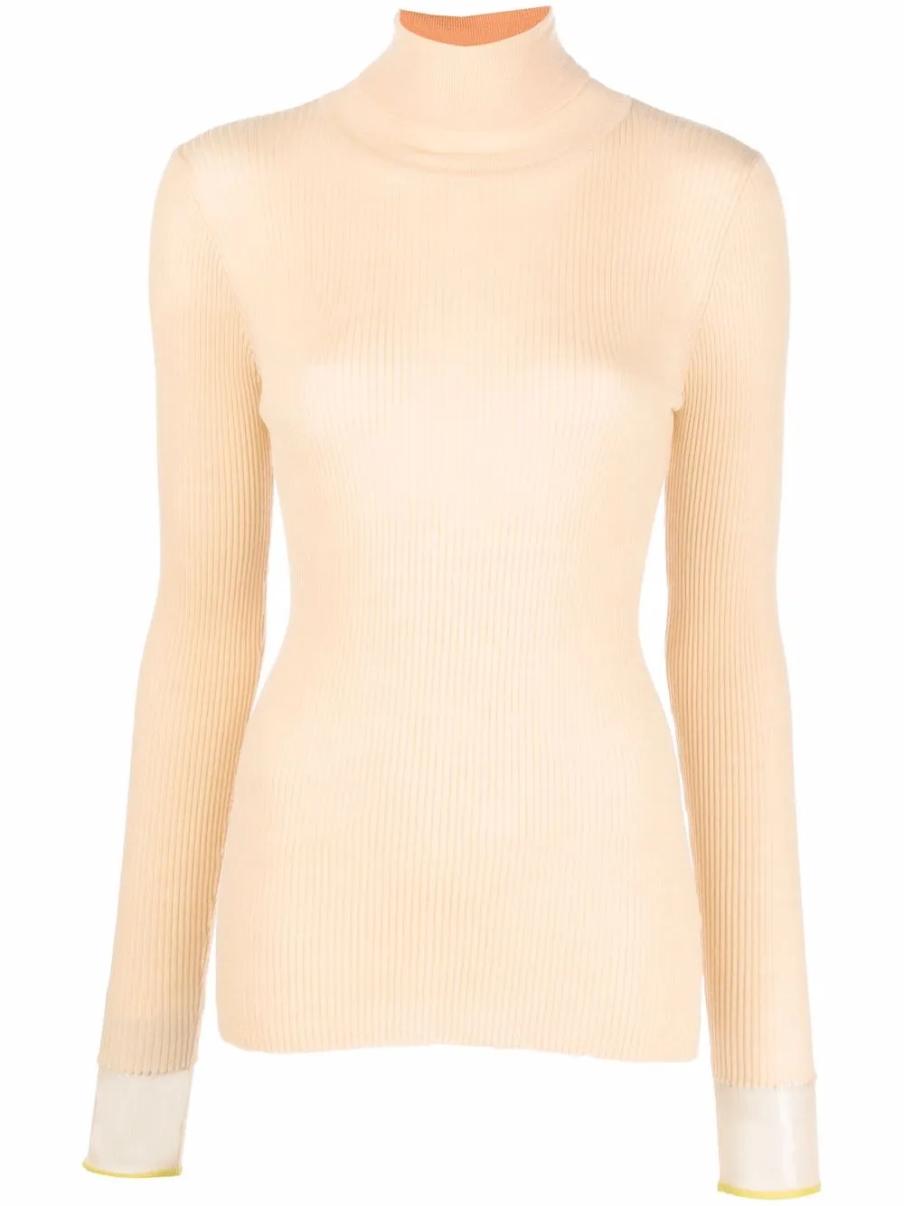 

Alysi ribbed-knit roll-neck jumper - Neutrals