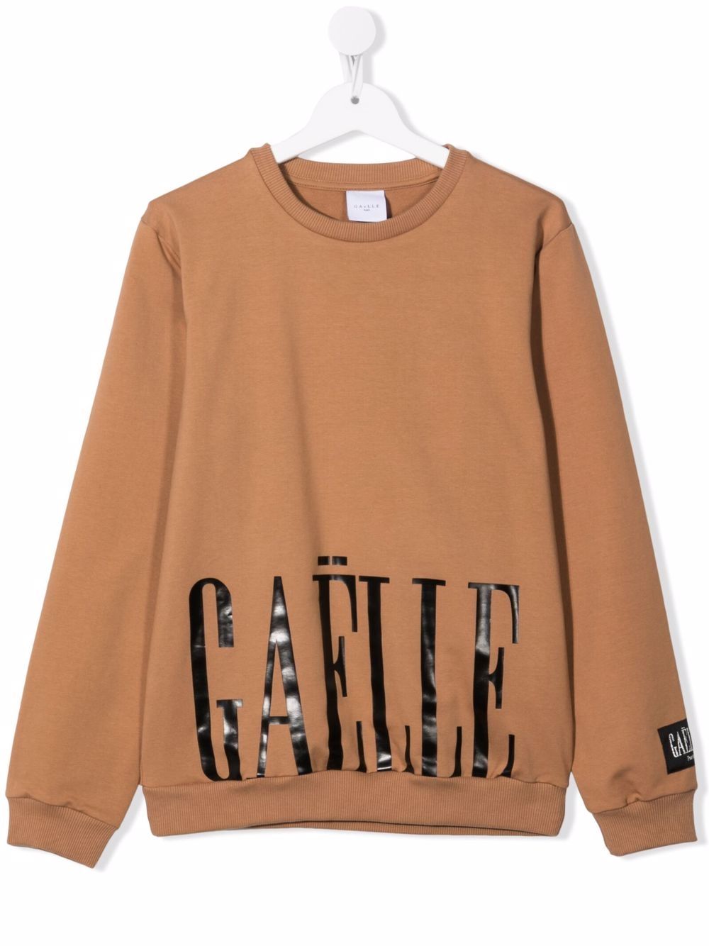 фото Gaelle paris kids logo print sweatshirt